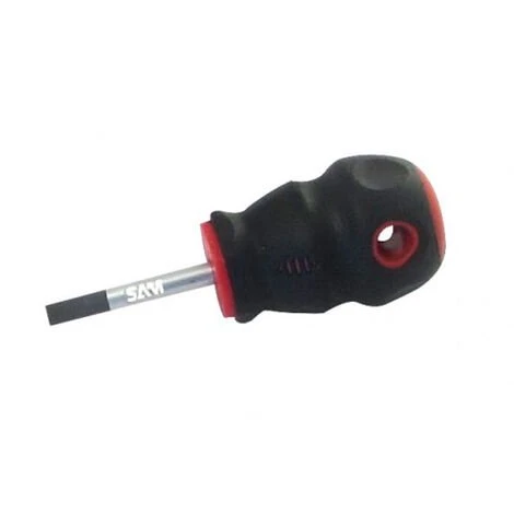 Tournevis SAM, Pointe Plate 4 Mm Type Lame Courte, 35 Mm ( Prix Pour 1 ) 1 Tournevis SAM, Pointe Plate 4 Mm Type Lame Courte, 35 Mm ( Prix Pour 1 )