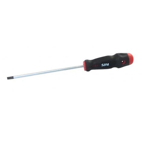 Tournevis SAM, Pour Vis Fendu 2,5 Mm Type Electriciens, 50 Mm ( Prix Pour 1 ) 1 Tournevis SAM, Pour Vis Fendu 2,5 Mm Type Electriciens, 50 Mm ( Prix Pour 1 )