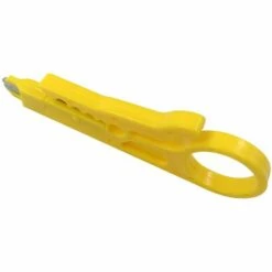 IRISFR Lilaris Denudeur Cable RJ45 Electrique Par Dénude Câbles / 110 Style Punch Down Outil IDC Pour LAN IDC RJ11 Cat5 Cat6 Audio Et Video Couteau à Dégainer Fil Isolation，jaune, Une Pièce -Outil de l'électricien Soldes 2022 59289079 3