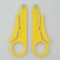 IRISFR Lilaris Denudeur Cable RJ45 Electrique Par Dénude Câbles / 110 Style Punch Down Outil IDC Pour LAN IDC RJ11 Cat5 Cat6 Audio Et Video Couteau à Dégainer Fil Isolation，jaune, Une Pièce -Outil de l'électricien Soldes 2022 59289079 5