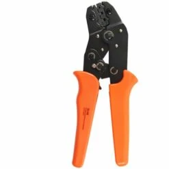 IRISFR Lilaris Pince à Sertir Pour Connecteur Dupont, AWG 20-16 (0,5-1.5 Mm²)Pince à Sertir Manuelle Pour Cosses à Ressort,Orange, Une Piece