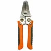 MERKMAK Pince A Denuder Les Fils Multifonctionnelle Pour Electricien, Pince Speciale Pour Couper Le Fil Denuder La Peau Enrouler Le Fil De Pressage Orange