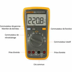 Le Multimètre Numérique FLUKE F15B+ Peut Mesurer La Tension AC/DC, Arrêt Automatique, Livraison Sans Batterie 7 Le Multimètre Numérique FLUKE F15B+ Peut Mesurer La Tension AC/DC, Arrêt Automatique, Livraison Sans Batterie -Outil de l'électricien Soldes 2022 59851977 3