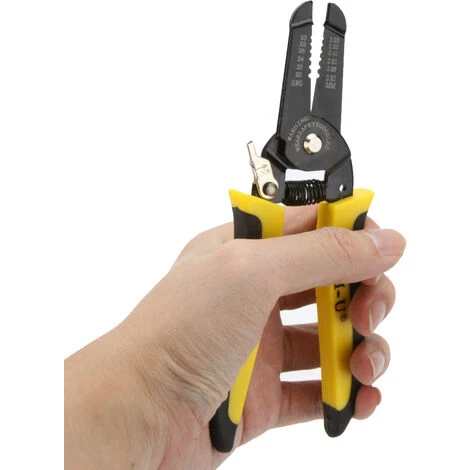 TANCYCO TU-2023 Précise Strip-teaseuse/Cutter Outil Serre-fils & Fil Acier Cable Cutter Pince Outil De Décapage 30-20AWG 5 TANCYCO TU-2023 Précise Strip-teaseuse/Cutter Outil Serre-fils & Fil Acier Cable Cutter Pince Outil De Décapage 30-20AWG – Image 5
