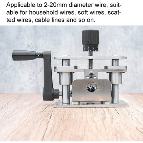 TANCYCO Outil De Dénudage Manuel De Fil électrique En Acier Inoxydable Pour Ménage Portable,Livré En Standard Avec Une Machine à Dénuder Les Couteaux Circulaires à Roulement 2 TANCYCO Outil De Dénudage Manuel De Fil électrique En Acier Inoxydable Pour Ménage Portable,Livré En Standard Avec Une Machine à Dénuder Les Couteaux Circulaires à Roulement – Image 2