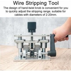 TANCYCO Outil De Dénudage Manuel De Fil électrique En Acier Inoxydable Pour Ménage Portable,Livré En Standard Avec Une Machine à Dénuder Les Couteaux Circulaires à Roulement 8 TANCYCO Outil De Dénudage Manuel De Fil électrique En Acier Inoxydable Pour Ménage Portable,Livré En Standard Avec Une Machine à Dénuder Les Couteaux Circulaires à Roulement -Outil de l'électricien Soldes 2022 59867767 4
