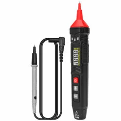 TANCYCO HABOTEST HT121 Multimètre Numérique De Type Stylo Multimètre Portable Intelligent Écran LCD True RMS 4000 Points Compteur Universel Voltmètre Testeur De Stylo Résistance De Tension DC/AC Testeur De Fréquence De Capacité Détection De Fil En Direct Et De Sé