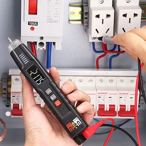 TANCYCO HABOTEST HT122A Multimètre Numérique De Type Stylo Multimètre Portable Intelligent Écran LCD True RMS 4000 Points NCV Voltmètre Testeur De Stylo Résistance à La Tension DC/AC Capacité Testeur De Fréquence Détection De Séquence De Phases 2 TANCYCO HABOTEST HT122A Multimètre Numérique De Type Stylo Multimètre Portable Intelligent Écran LCD True RMS 4000 Points NCV Voltmètre Testeur De Stylo Résistance à La Tension DC/AC Capacité Testeur De Fréquence Détection De Séquence De Phases – Image 2