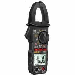 Multimètre ANENG ST180 Multimètre Pince Ampèremétrique Numérique Afficheur Numérique Pince Voltmètre AC/DC Pince électricien Automatique Intelligente Pince De Mesure Numérique De Rodage - Noir