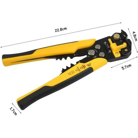 AOUGO 1 Pièces Pince à Dénuder Automatique Multi-outil Pour Dénuder/couper/sertir Pince à Dénuder 26.9*12.9*2 Cm (rouge) 2 AOUGO 1 Pièces Pince à Dénuder Automatique Multi-outil Pour Dénuder/couper/sertir Pince à Dénuder 26.9*12.9*2 Cm (rouge) – Image 2