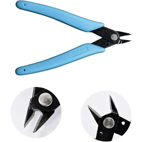 DENUOTOP Pinces Coupantes Diagonale Pinces Coupantes De Côté, Pince Coupante Precision Cisaille Latérale Outil De Coupe Pour Câble Électrique/Bijoux Réparation(2Pack) 2 DENUOTOP Pinces Coupantes Diagonale Pinces Coupantes De Côté, Pince Coupante Precision Cisaille Latérale Outil De Coupe Pour Câble Électrique/Bijoux Réparation(2Pack) – Image 2