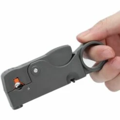 BEARSU Outil De Dénudage De Câble Coaxial, Dénudeur De Fil Léger Outil De Coupe De Fil Outil De Dénudage De Fil Conception à Double Lame Pour Câble Pour Fil -Outil de l'électricien Soldes 2022 60017024 5
