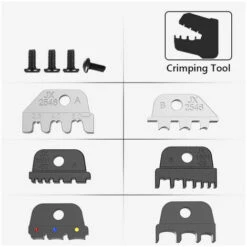 LITZEE Pince à Sertir Et Mors Meterk Professional Pince à Sertir 4 En 1 Pour Bornes à Cliquet Rouge Et Noir Divers 9 LITZEE Pince à Sertir Et Mors Meterk Professional Pince à Sertir 4 En 1 Pour Bornes à Cliquet Rouge Et Noir Divers -Outil de l'électricien Soldes 2022 60166277 5