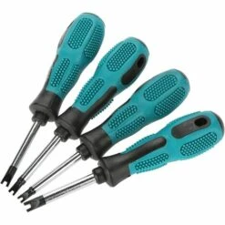 FLYME 4pcs U Type De Tournevis À Tête Triangle De Précision Ensemble Outil À Main Multifonctionnel Triangle Magnétique Vis Kit Outil De Driver