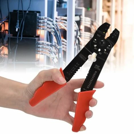 Outil À Dénuder Pince À Sertir Pour Électricien, Pince À Sertir Manuelle Multifonctionnelle Pour Pince À Dénuder FUIENKO 2 Outil À Dénuder Pince À Sertir Pour Électricien, Pince À Sertir Manuelle Multifonctionnelle Pour Pince À Dénuder FUIENKO – Image 2