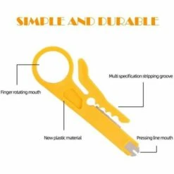 Lot De 6 Mini Couteaux À Dénuder Pour Câbles Et Câbles - Réglables - Pince À Dénuder De Précision FUIENKO 6 Lot De 6 Mini Couteaux À Dénuder Pour Câbles Et Câbles - Réglables - Pince À Dénuder De Précision FUIENKO -Outil de l'électricien Soldes 2022 60308225 3