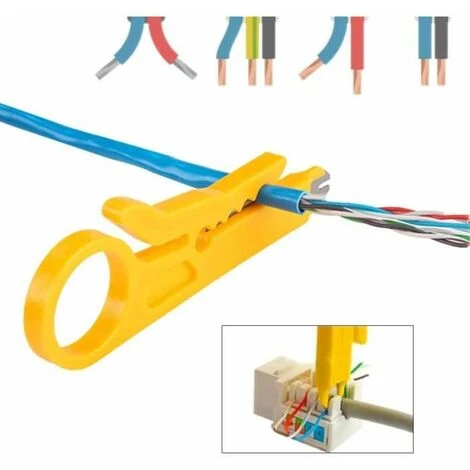 Lot De 6 Mini Couteaux À Dénuder Pour Câbles Et Câbles - Réglables - Pince À Dénuder De Précision FUIENKO 4 Lot De 6 Mini Couteaux À Dénuder Pour Câbles Et Câbles - Réglables - Pince À Dénuder De Précision FUIENKO – Image 4