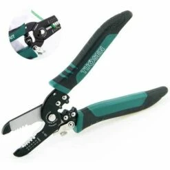 Outil de l'électricien Soldes 2022 7 Pince A Dénuder Multifonctionnelle, Coupe-Câble D'Électricien, Dénudage De Câble, Peut Etre Utilisée Pour Couper - Dénuder FUIENKO