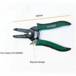 Pince A Dénuder Multifonctionnelle, Coupe-Câble D'Électricien, Dénudage De Câble, Peut Etre Utilisée Pour Couper - Dénuder FUIENKO -Outil de l'électricien Soldes 2022 60308851 4