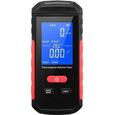 HAPPYSHOPPING Appareil De Mesure Des Rayonnements électromagnétiques Appareil De Mesure Des Rayonnements électromagnétiques à écran Digital Rétro-éclairé Mode Moyenne/crête Fonction Alarme Sonore WT3122 Noir+Rouge (batterie Intégrée) 1 HAPPYSHOPPING Appareil De Mesure Des Rayonnements électromagnétiques Appareil De Mesure Des Rayonnements électromagnétiques à écran Digital Rétro-éclairé Mode Moyenne/crête Fonction Alarme Sonore WT3122 Noir+Rouge (batterie Intégrée)
