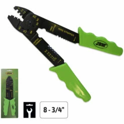 JBM 52762 PINCE À SERTIR POUR COSSES NON ISOLÉES 8-3/4"