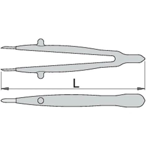UNIOR 616847 - Pince De Précision, Pointe Plate, Isolé VDE 165 Mm Série 1340VDDDP 2 UNIOR 616847 - Pince De Précision, Pointe Plate, Isolé VDE 165 Mm Série 1340VDDDP – Image 2