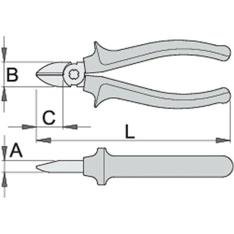 UNIOR 610427 - Coupe Diagonale Alicate Isolé VDE 160 Mm Série 461 / 1VDEBI 2 UNIOR 610427 - Coupe Diagonale Alicate Isolé VDE 160 Mm Série 461 / 1VDEBI – Image 2