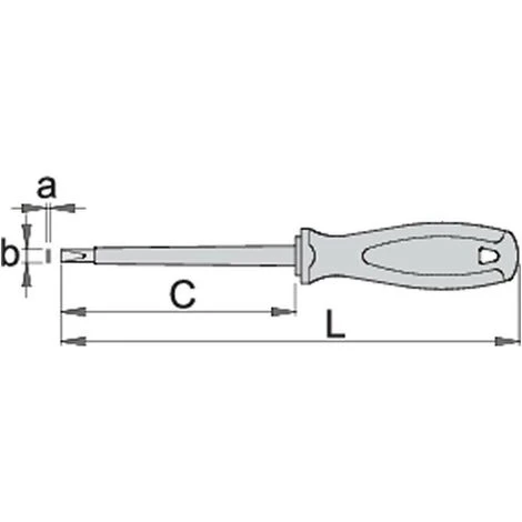 UNIOR 616439 - Tournevis Plat Isolé VDE 0.8x4.0x100mm Série 603VDETBI 2 UNIOR 616439 - Tournevis Plat Isolé VDE 0.8x4.0x100mm Série 603VDETBI – Image 2