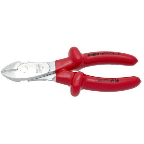 UNIOR 619195 - Alicate Diagonale Coupe Renforcée VDE 180 Mm Série 466 / 1VDEDP 1 UNIOR 619195 - Alicate Diagonale Coupe Renforcée VDE 180 Mm Série 466 / 1VDEDP