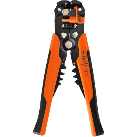 TANCYCO Pince à Dénuder Automatique Pour Câble De 8 Pouces Pince à Dénuder Automatique Outil De Serrage De Fil Pinces à Sertir Pour Câble D'isolation Coupe-fil D'électricien Bornes Nues Et Bornes Isolées Sertissage,Orange 1 TANCYCO Pince à Dénuder Automatique Pour Câble De 8 Pouces Pince à Dénuder Automatique Outil De Serrage De Fil Pinces à Sertir Pour Câble D'isolation Coupe-fil D'électricien Bornes Nues Et Bornes Isolées Sertissage,Orange