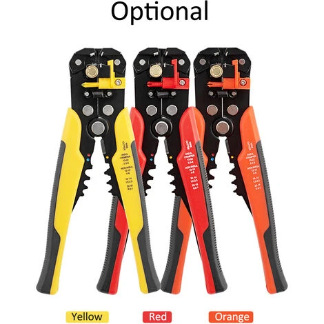 TANCYCO Pince à Dénuder Automatique Pour Câble De 8 Pouces Pince à Dénuder Automatique Outil De Serrage De Fil Pinces à Sertir Pour Câble D'isolation Coupe-fil D'électricien Bornes Nues Et Bornes Isolées Sertissage,Orange 2 TANCYCO Pince à Dénuder Automatique Pour Câble De 8 Pouces Pince à Dénuder Automatique Outil De Serrage De Fil Pinces à Sertir Pour Câble D'isolation Coupe-fil D'électricien Bornes Nues Et Bornes Isolées Sertissage,Orange – Image 2