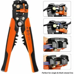 TANCYCO Pince à Dénuder Automatique Pour Câble De 8 Pouces Pince à Dénuder Automatique Outil De Serrage De Fil Pinces à Sertir Pour Câble D'isolation Coupe-fil D'électricien Bornes Nues Et Bornes Isolées Sertissage,Orange 9 TANCYCO Pince à Dénuder Automatique Pour Câble De 8 Pouces Pince à Dénuder Automatique Outil De Serrage De Fil Pinces à Sertir Pour Câble D'isolation Coupe-fil D'électricien Bornes Nues Et Bornes Isolées Sertissage,Orange -Outil de l'électricien Soldes 2022 60580656 5