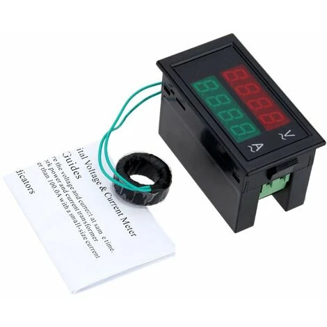HANBING Voltmètre AC Numérique Haute Précision à Double Affichage, Ampèremètre (80-300V 0-100A) 3 HANBING Voltmètre AC Numérique Haute Précision à Double Affichage, Ampèremètre (80-300V 0-100A) – Image 3