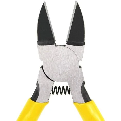 FONTAINEBLEAU Pince Coupante Diagonale 6 ``, Coupe-fil Professionnel Avec Tranchant En Acier Allié Au Chrome Vanadium Haute Résistance,une Pièce,Fonepro 2 FONTAINEBLEAU Pince Coupante Diagonale 6 ``, Coupe-fil Professionnel Avec Tranchant En Acier Allié Au Chrome Vanadium Haute Résistance,une Pièce,Fonepro – Image 2