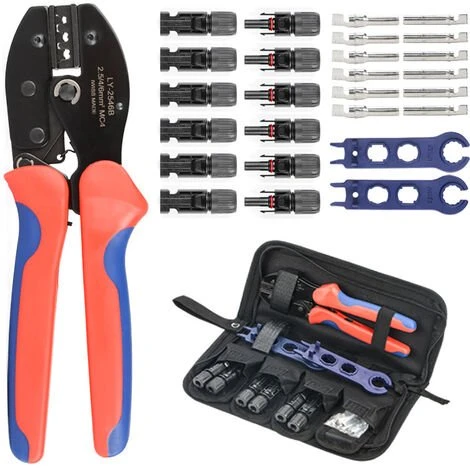 ILOVEMILAN Pince à Sertir Mc4 Connecteur Photovoltaïque Pince à Sertir Outillage à Main 28 Pièces 1 ILOVEMILAN Pince à Sertir Mc4 Connecteur Photovoltaïque Pince à Sertir Outillage à Main 28 Pièces