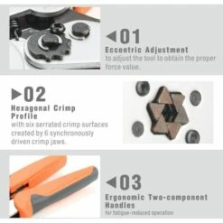 BEARSU HSC8 6-6 Pince à Sertir Pince à Sertir Auto-réglables Outils Utilisé Pour 0,25-6,0 Mm² Câble End-sleeves 7 BEARSU HSC8 6-6 Pince à Sertir Pince à Sertir Auto-réglables Outils Utilisé Pour 0,25-6,0 Mm² Câble End-sleeves -Outil de l'électricien Soldes 2022 61133499 3