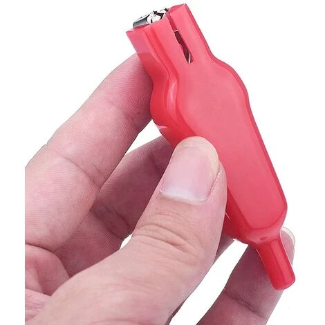 MACARON Crocodiles 20A Pinces Crocodiles Gainées Pinces Crocodiles Isolées Pince De Test De Circuit électrique(12 Pinces)LO-Ron 5 MACARON Crocodiles 20A Pinces Crocodiles Gainées Pinces Crocodiles Isolées Pince De Test De Circuit électrique(12 Pinces)LO-Ron – Image 5