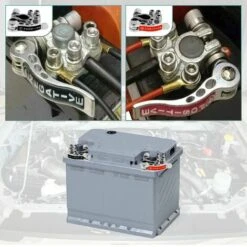 GRID COOL Connecteur De Borne De Batterie SAE/JIS Type A Positif Et Négatif Pour Automobile 7 GRID COOL Connecteur De Borne De Batterie SAE/JIS Type A Positif Et Négatif Pour Automobile -Outil de l'électricien Soldes 2022 61663694 3