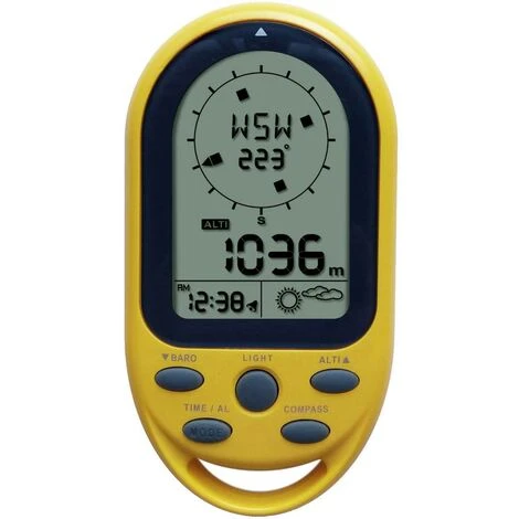 Techno Line EA 3050 Altimètre - Jaune 2 Techno Line EA 3050 Altimètre - Jaune – Image 2