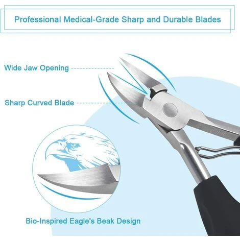 PERLE RARE Pince à Ongles, Coupe-Ongles De Précision Coupe-Ongles Professionnel Pour Ongles épais Fongus Incarnés 2 PERLE RARE Pince à Ongles, Coupe-Ongles De Précision Coupe-Ongles Professionnel Pour Ongles épais Fongus Incarnés – Image 2