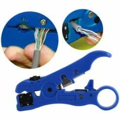 JOORRT Outil De Dénudage De Câble Réseau 1PCS, Câble Coaxial Et Câble De Données -Outil de l'électricien Soldes 2022 63743748 3