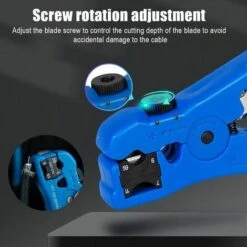 JOORRT Outil De Dénudage De Câble Réseau 1PCS, Câble Coaxial Et Câble De Données -Outil de l'électricien Soldes 2022 63743748 5