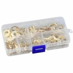 Cosses De Fil électrique Oeillet Cosses De Fil D'anneau En Laiton Trou D'oeil Kit De Bornes 150 Pièces FUIENKO 5 Cosses De Fil électrique Oeillet Cosses De Fil D'anneau En Laiton Trou D'oeil Kit De Bornes 150 Pièces FUIENKO -Outil de l'électricien Soldes 2022 63777087 3