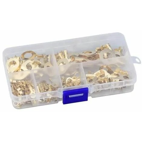 Cosses De Fil électrique Oeillet Cosses De Fil D'anneau En Laiton Trou D'oeil Kit De Bornes 150 Pièces FUIENKO 3 Cosses De Fil électrique Oeillet Cosses De Fil D'anneau En Laiton Trou D'oeil Kit De Bornes 150 Pièces FUIENKO – Image 3