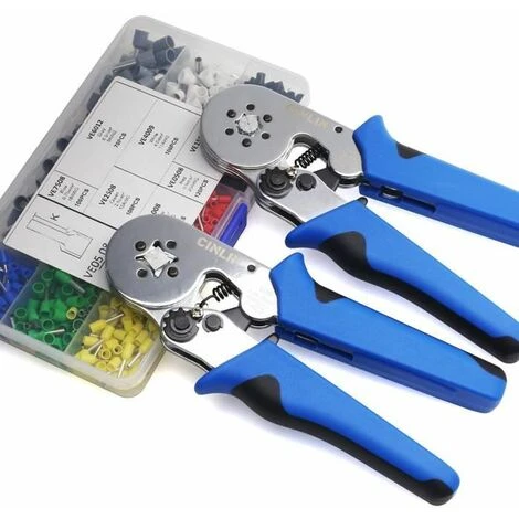 Pince à Sertir Les Terminaux Tubulaires Isolés, De Style Européen, En Forme'aiguille, Terminaux 460Pcs FUIENKO 2 Pince à Sertir Les Terminaux Tubulaires Isolés, De Style Européen, En Forme'aiguille, Terminaux 460Pcs FUIENKO – Image 2