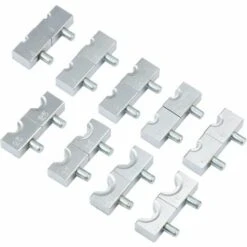 LYCXAMES 10 Tonnes 9 Matrices Coffret De Pince à Sertir Hydraulique ,Outil De Sertissage Hydraulique, Pince à Sertir Per Les Bornes à Cliquet Pour Câble 4-70 Mm² -Outil de l'électricien Soldes 2022 63814357 5