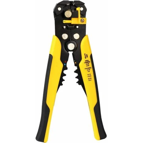 SINCèREETALI Pince à Dénuder, Pince à Coupe-cables Dénudeur De Fils Automatique Réglable Multifonctionnel Dénudeur De Fils Pour Les Cables AWG 24-10 (0,2~6.0mm2), Pince à Sertir Dénudeur 1 SINCèREETALI Pince à Dénuder, Pince à Coupe-cables Dénudeur De Fils Automatique Réglable Multifonctionnel Dénudeur De Fils Pour Les Cables AWG 24-10 (0,2~6.0mm2), Pince à Sertir Dénudeur