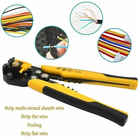 SINCèREETALI 1 Pièces Pince à Dénuder Automatique Multi-outil Pour Dénuder/couper/sertir Pince à Dénuder 26.9*12.9*2 Cm (rouge) 5 SINCèREETALI 1 Pièces Pince à Dénuder Automatique Multi-outil Pour Dénuder/couper/sertir Pince à Dénuder 26.9*12.9*2 Cm (rouge) – Image 5