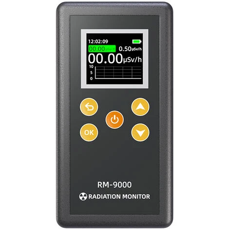 SUPERSELLER Détecteur De Rayonnement Nucléaire Portable Rencontres Compteur Geiger Rayons X Rayons γ Rayons β Outil De Détection Pratique Ménage Testeur Radioactif Portatif Alarme Sonore - Le Noir - Le Noir 3 SUPERSELLER Détecteur De Rayonnement Nucléaire Portable Rencontres Compteur Geiger Rayons X Rayons γ Rayons β Outil De Détection Pratique Ménage Testeur Radioactif Portatif Alarme Sonore - Le Noir - Le Noir – Image 3