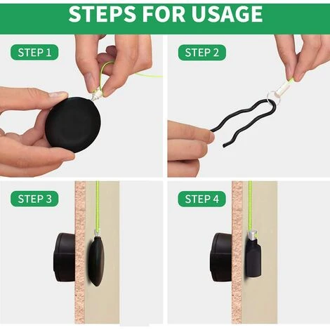 LITZEE Extracteur MagnéTique,Outil D'Extraction De Fil,SystèMe De Traction De Fil De Bande De Poisson,Outils De PêChe De Fil De CâBle MéTallique Kit De Bande De Poisson éLectrique Coaxial 5 LITZEE Extracteur MagnéTique,Outil D'Extraction De Fil,SystèMe De Traction De Fil De Bande De Poisson,Outils De PêChe De Fil De CâBle MéTallique Kit De Bande De Poisson éLectrique Coaxial – Image 5